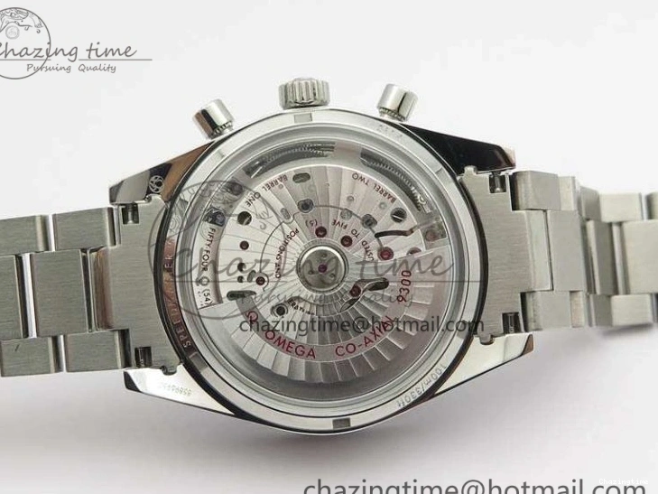 0210 Speedmaster ’57 Co-Axial OMF 1:1 Best Edition Blue Dial White Markers On SS Bracelet A Sustainable 8145